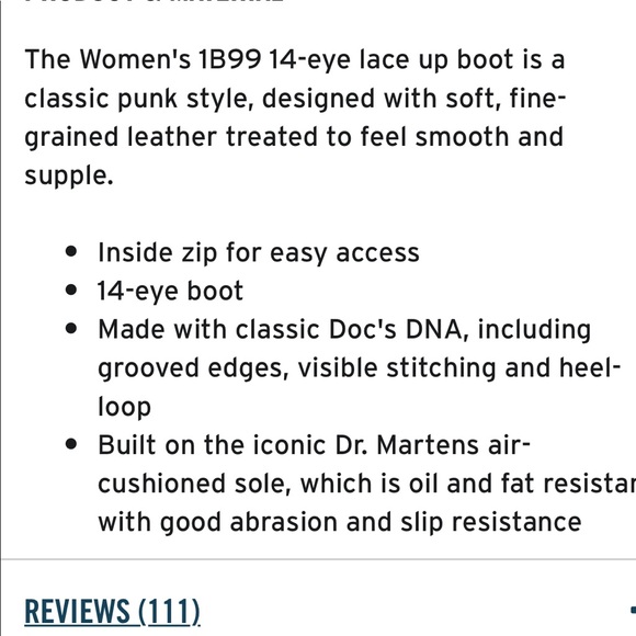 1B99 (Modo boot) Virginia leather - Picture 7 of 7